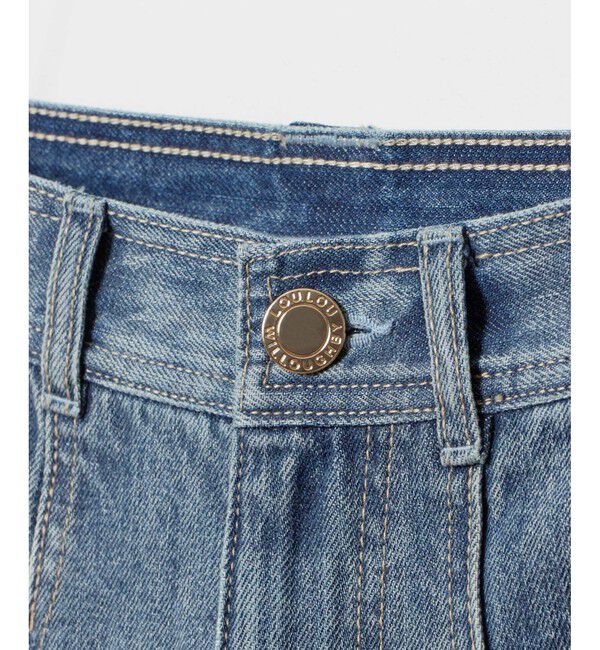 LOULOU WILLOUGHBY「【LOULOU WILLOUGHBY】デニムバギーパンツ」|デニム|