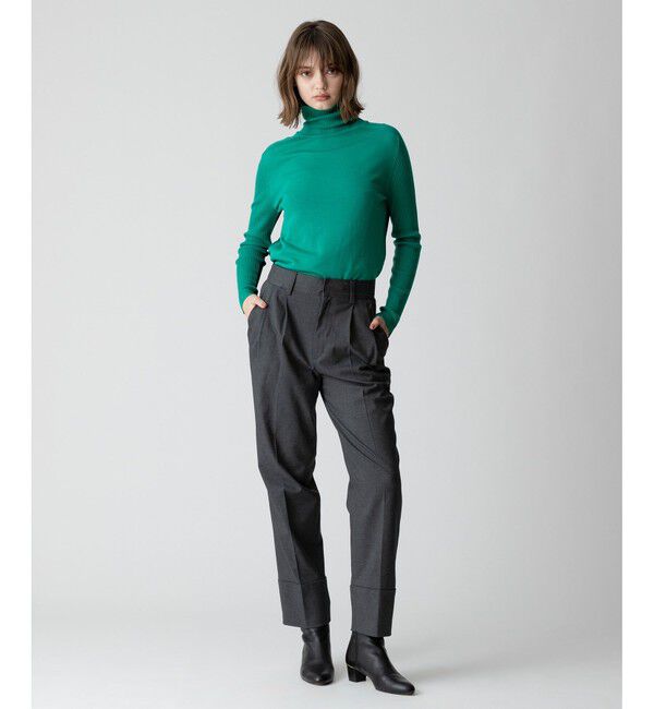 allureville「タックテーパードパンツ」|チノ|