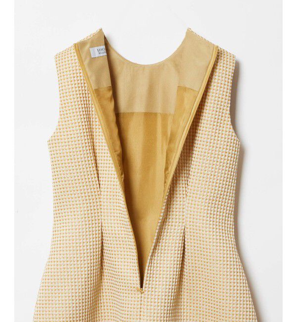 LOULOU WILLOUGHBY「【LOULOU WILLOUGHBY】スパークルジャガードノースリーブワンピース」|ワンピース|