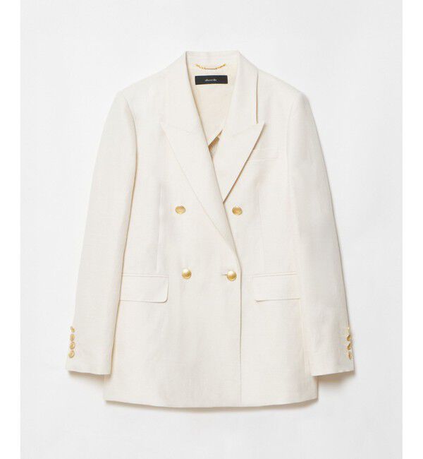 allureville「シャークスキンダブルブレストジャケット」|テーラードジャケット|