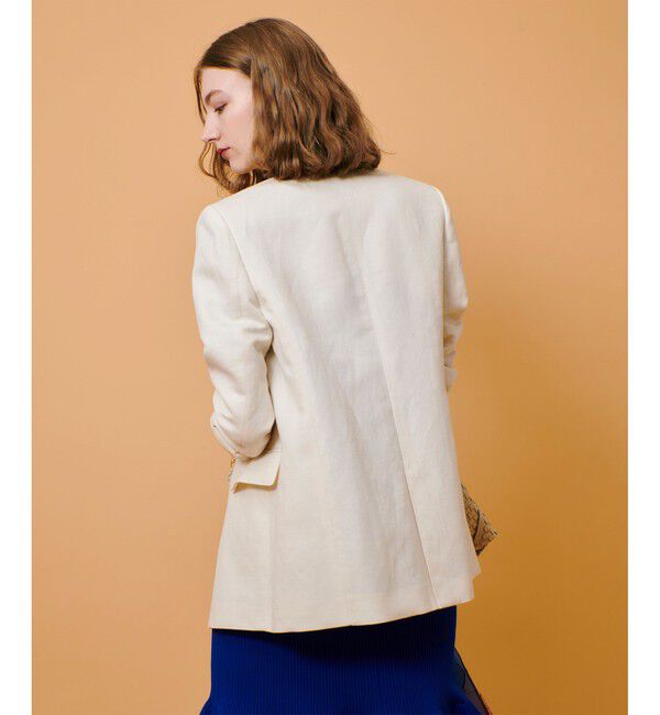 allureville「シャークスキンダブルブレストジャケット」|テーラードジャケット|