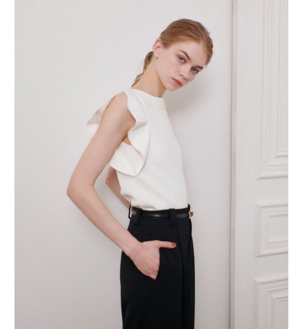 LOULOU WILLOUGHBY「【LOULOU WILLOUGHBY】スキャーラッププルオーバー」|ニット・セーター|