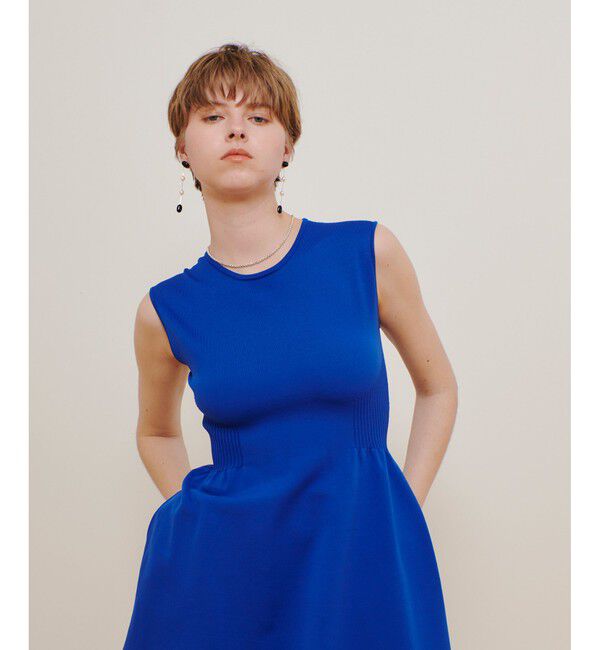 allureville「◇ウエストマークリブワンピース」|ワンピース|