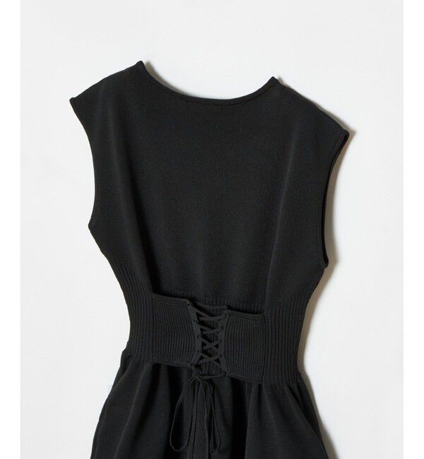 allureville「◇ウエストマークリブワンピース」|ワンピース|