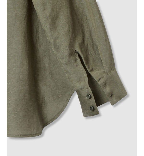 allureville「シアーリネンサファリシャツ」|シャツ・ブラウス|