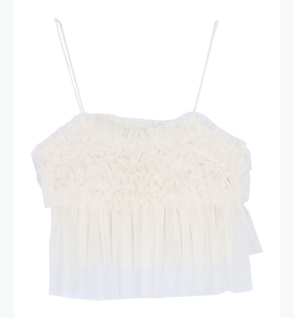 titivate「チュールフリルキャミソールビスチェ」|キャミソール|