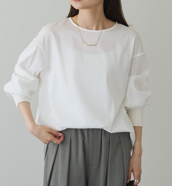  「【新色登場】レイヤードプルオーバーブラウス」|プルオーバー|