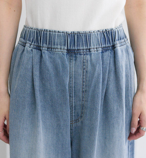  「【25th】綿麻デニムイージーパンツ」|その他|