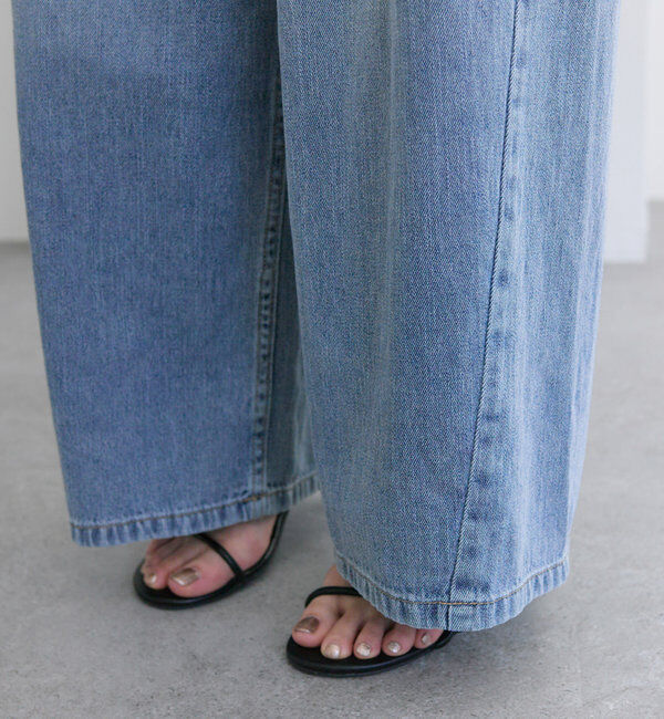  「【25th】綿麻デニムイージーパンツ」|その他|