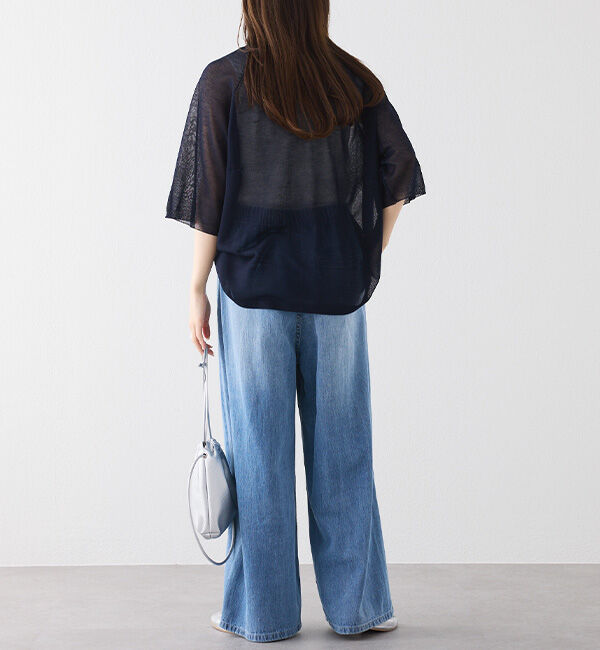  「【25th】綿麻デニムイージーパンツ」|その他|