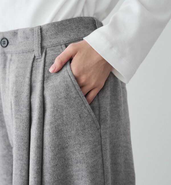  「ウール混バルーンスラックスパンツ」|その他|
