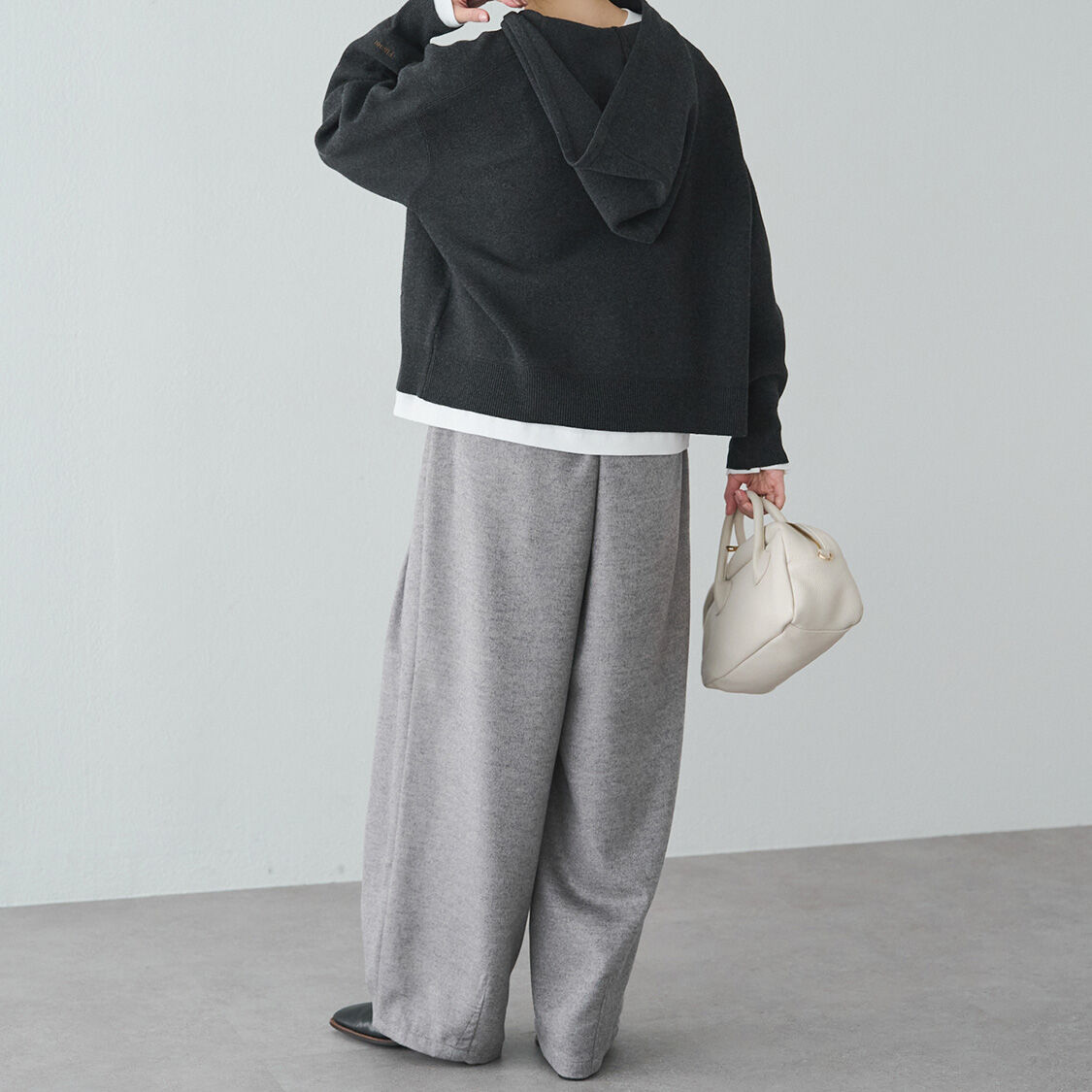  「ウール混バルーンスラックスパンツ」|その他|