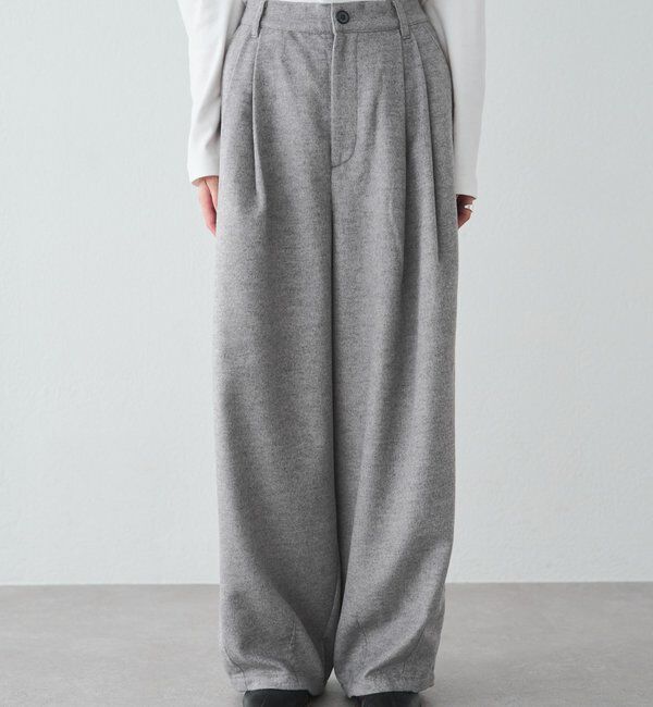  「ウール混バルーンスラックスパンツ」|その他|