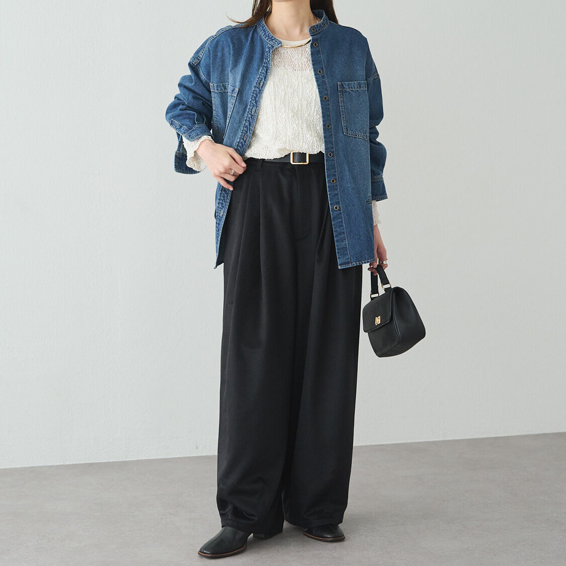  「ウール混バルーンスラックスパンツ」|その他|