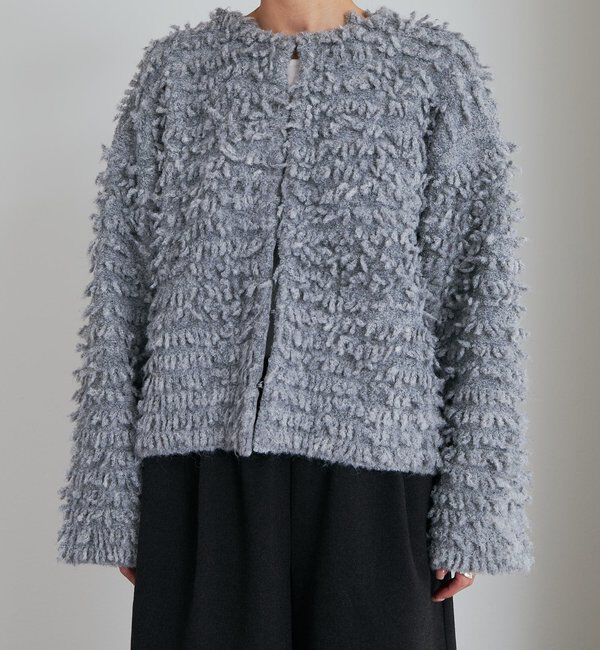  「ループフリンジニットカーディガン」|カーディガン|