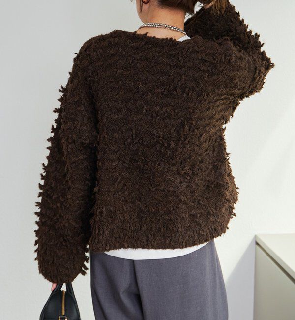  「ループフリンジニットカーディガン」|カーディガン|