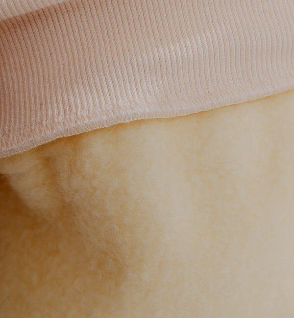  「フロッキープリントハーフジップ裏起毛スウェット」|プルオーバー|