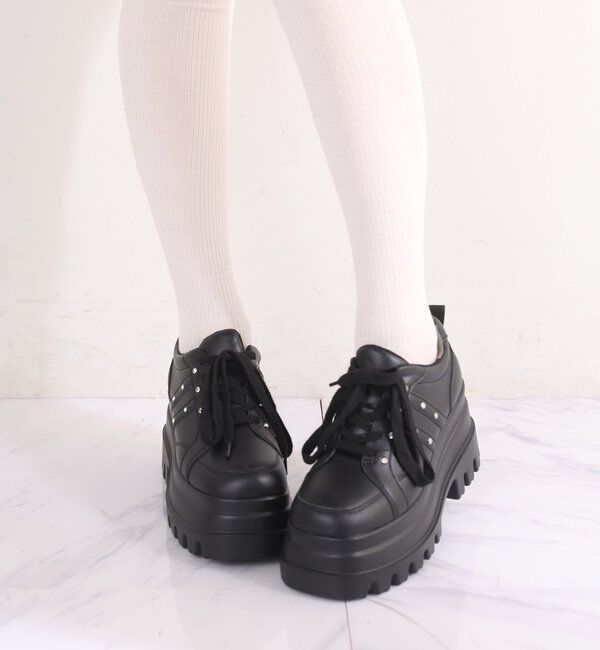  「ビジュー付きトリプルソールスニ」|その他|