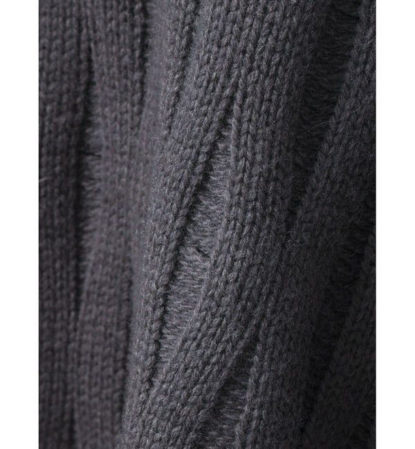 mizuiro ind「mizuiro ind パターン編みショートベスト」|ベスト・ジレ|