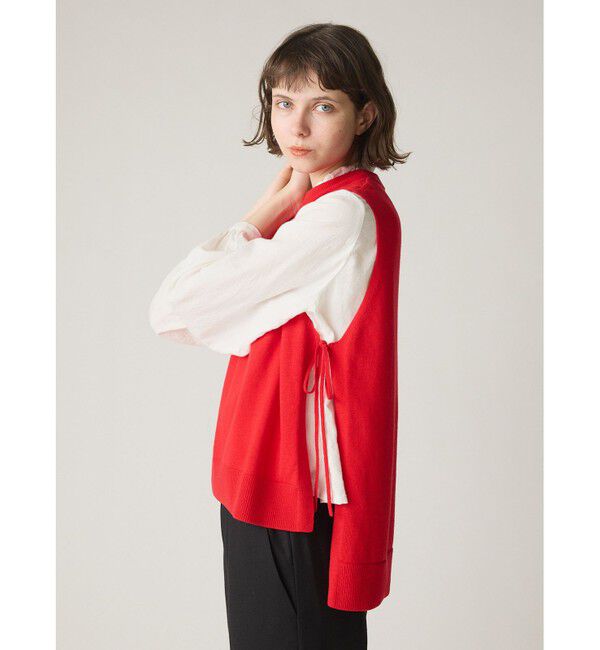 MidiUmi「MidiUmi サイドリボンベスト」|ベスト・ジレ|