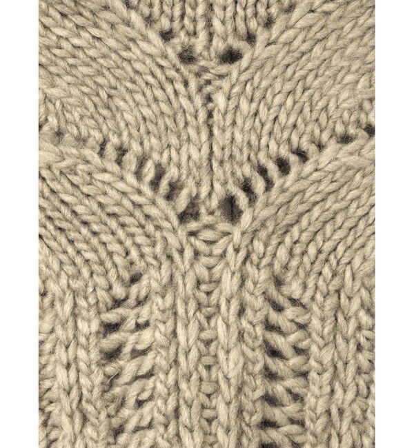 mizuiro ind「mizuiro ind シアーケーブル柄ベスト」|ベスト・ジレ|