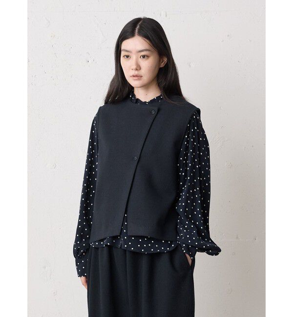 MidiUmi「MidiUmi フランネルタッチベスト」|ベスト・ジレ|