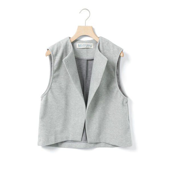MidiUmi「MidiUmi フランネルタッチベスト」|ベスト・ジレ|