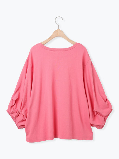 Samansa Mos2「袖タックTシャツ」|Tシャツ・カットソー|