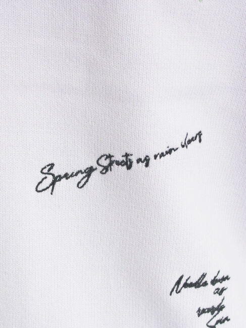 Samansa Mos2「花+ロゴ総柄刺繍カーディガン」|カーディガン|