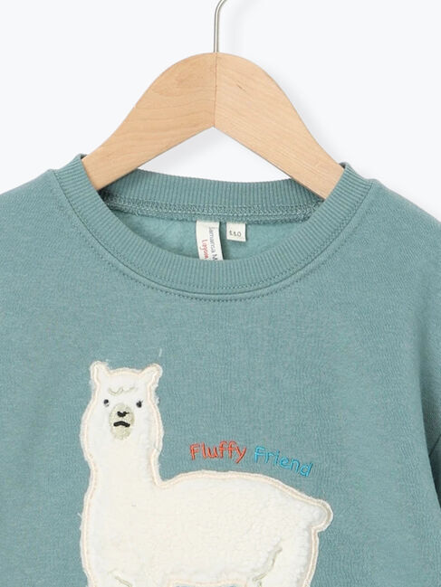 Samansa Mos2 Lagom「もふもふアルパカ裏起毛トレーナー」|Tシャツ・カットソー|