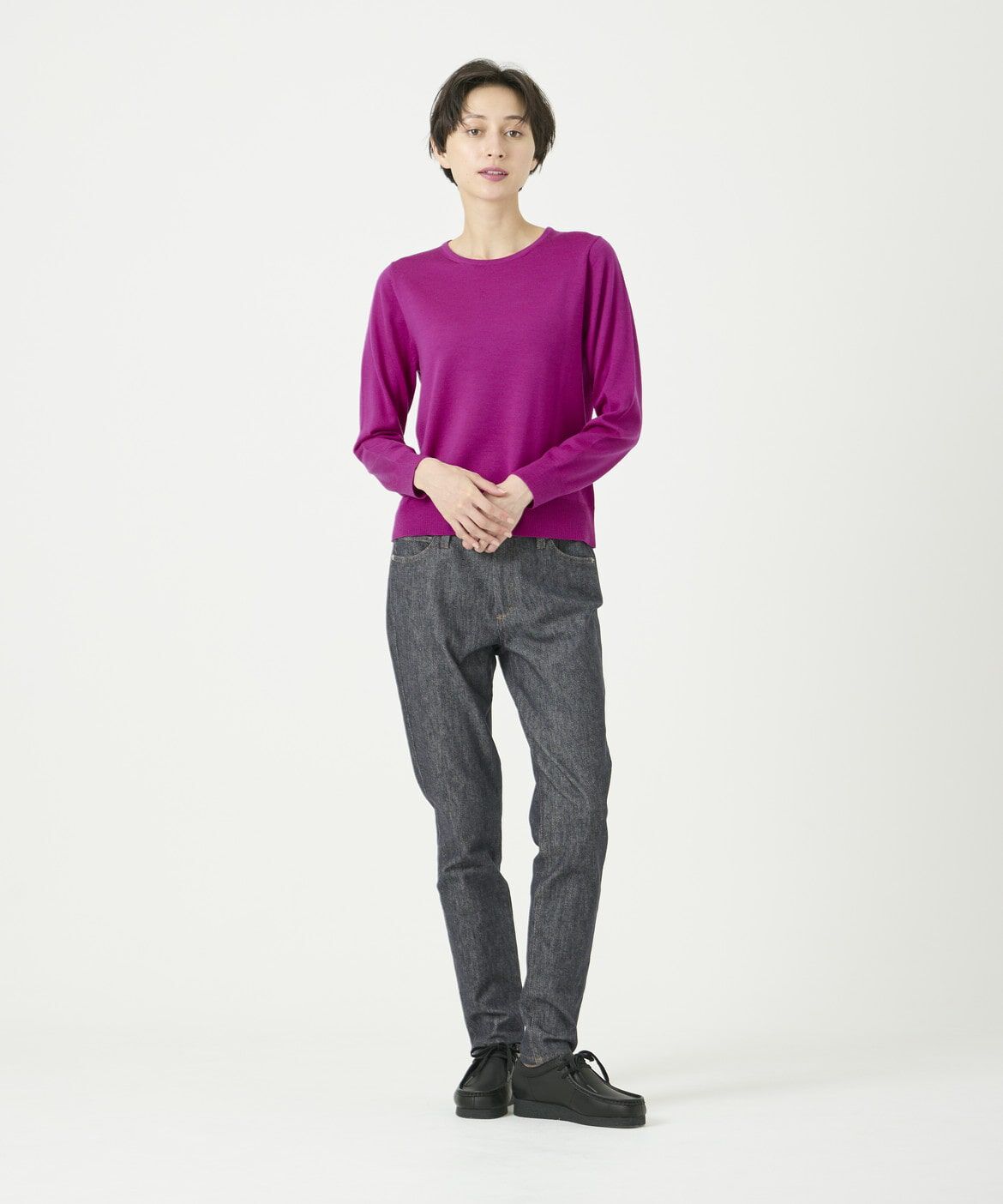 DAY by DAY it&rsquo;s international「ウォッシャブルウールベーシッククルーネックニット《HARMONY》」|ニット・セーター|