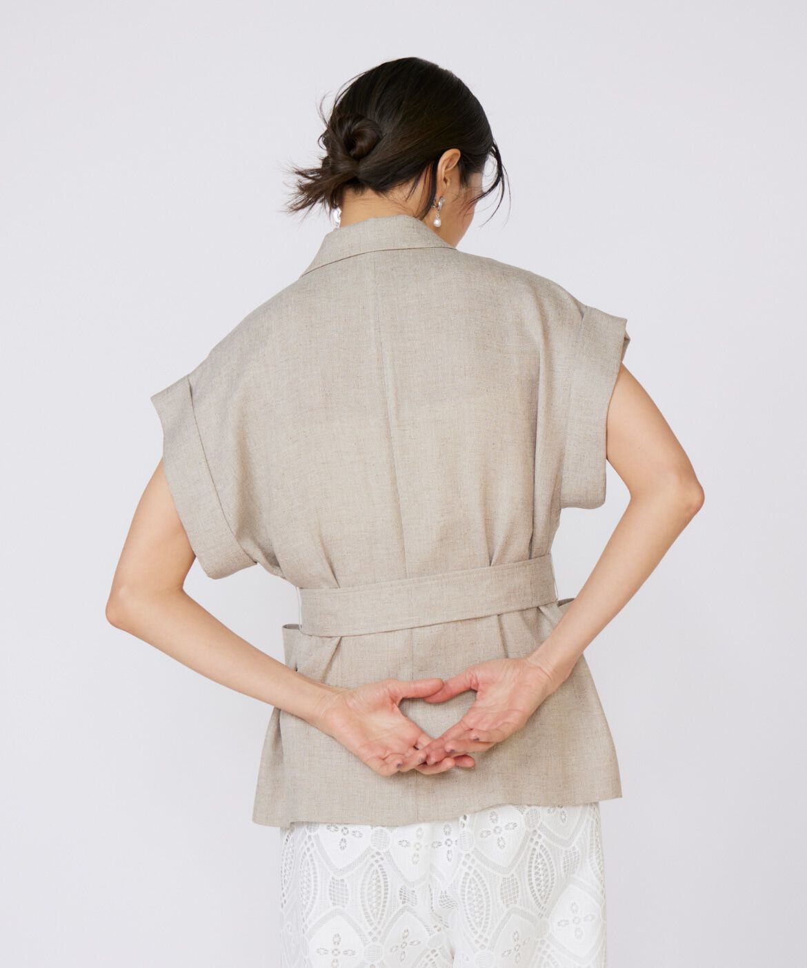 INED「フレンチスリーブジャケット」|テーラードジャケット|