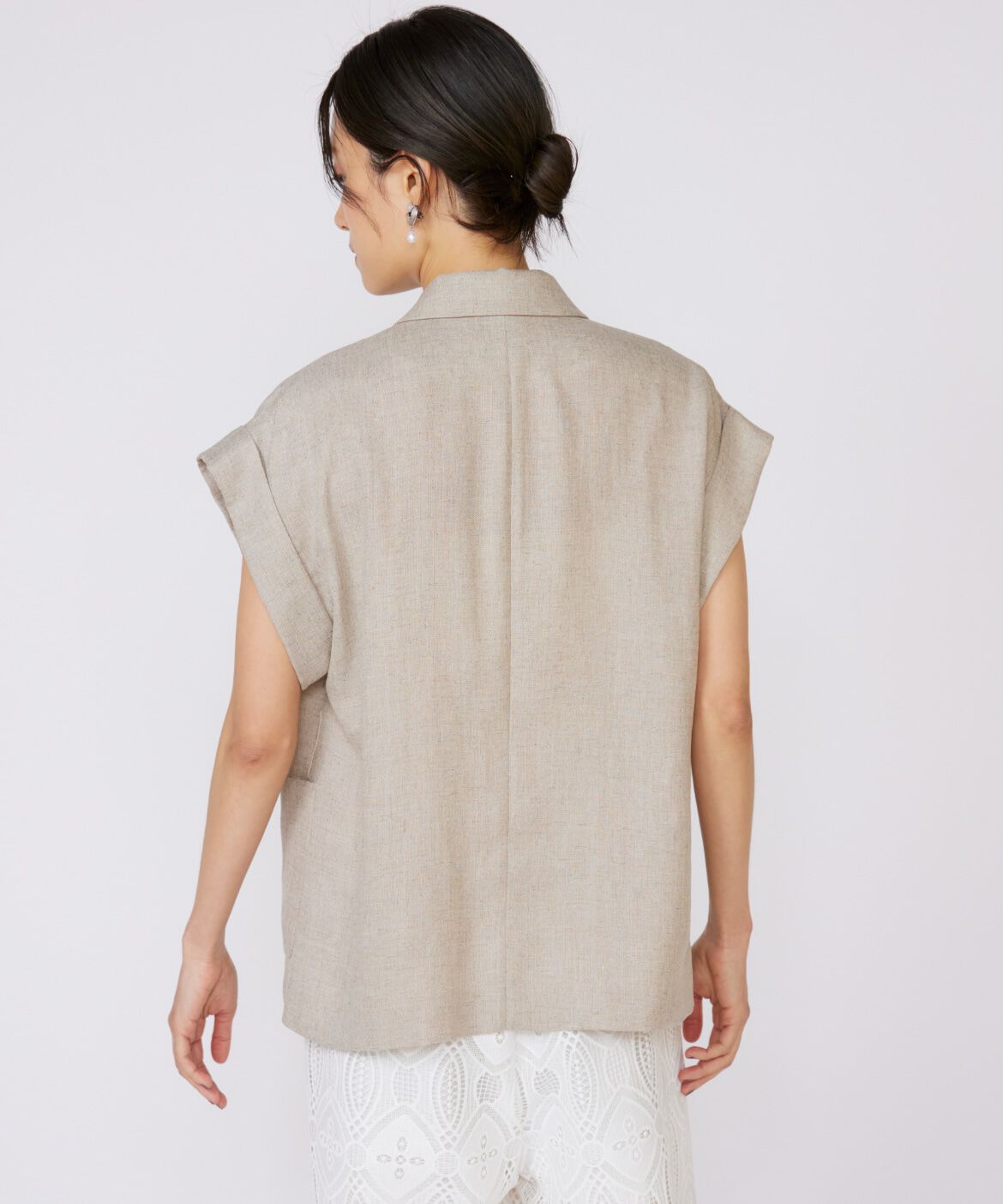 INED「フレンチスリーブジャケット」|テーラードジャケット|