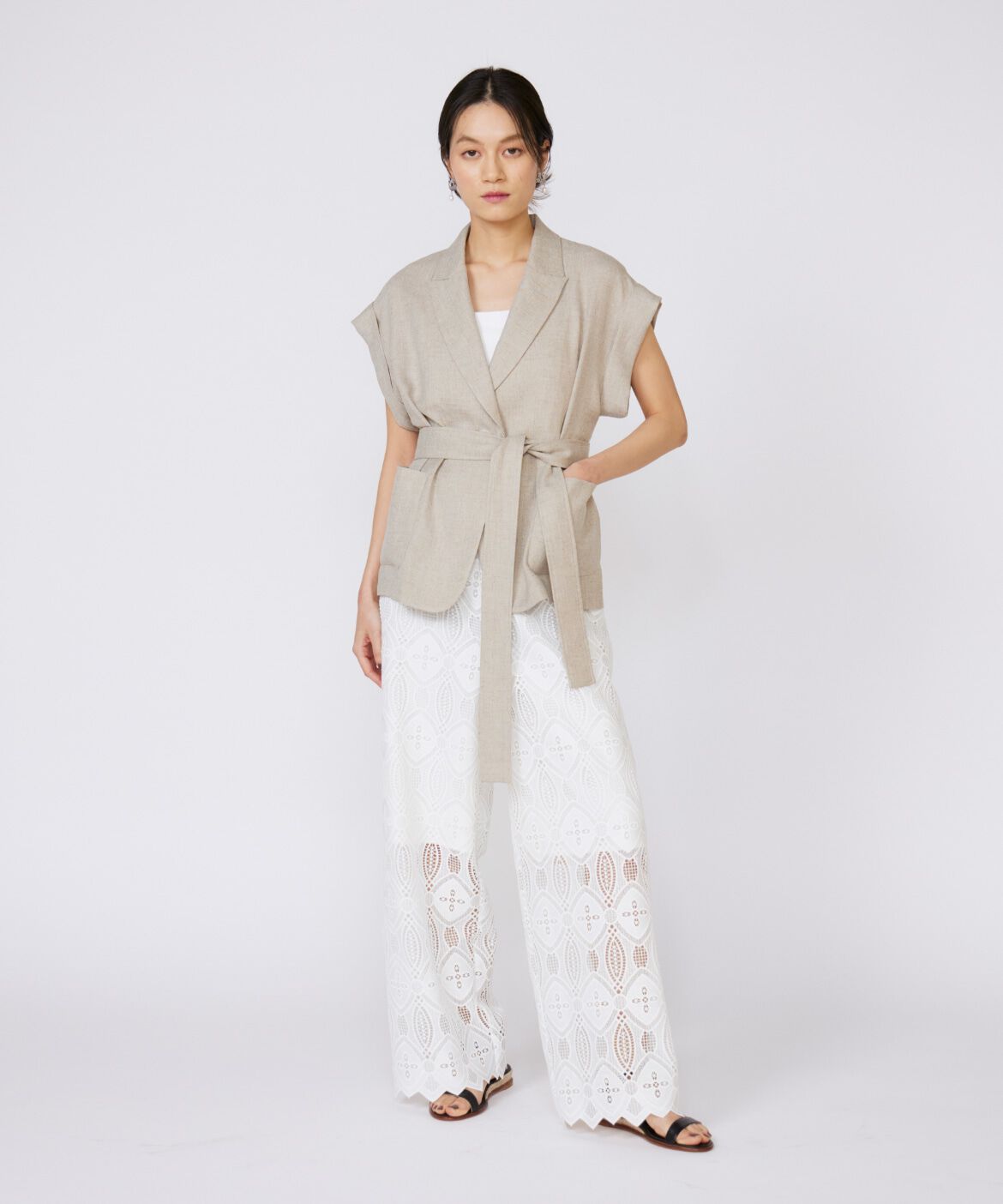 INED「フレンチスリーブジャケット」|テーラードジャケット|