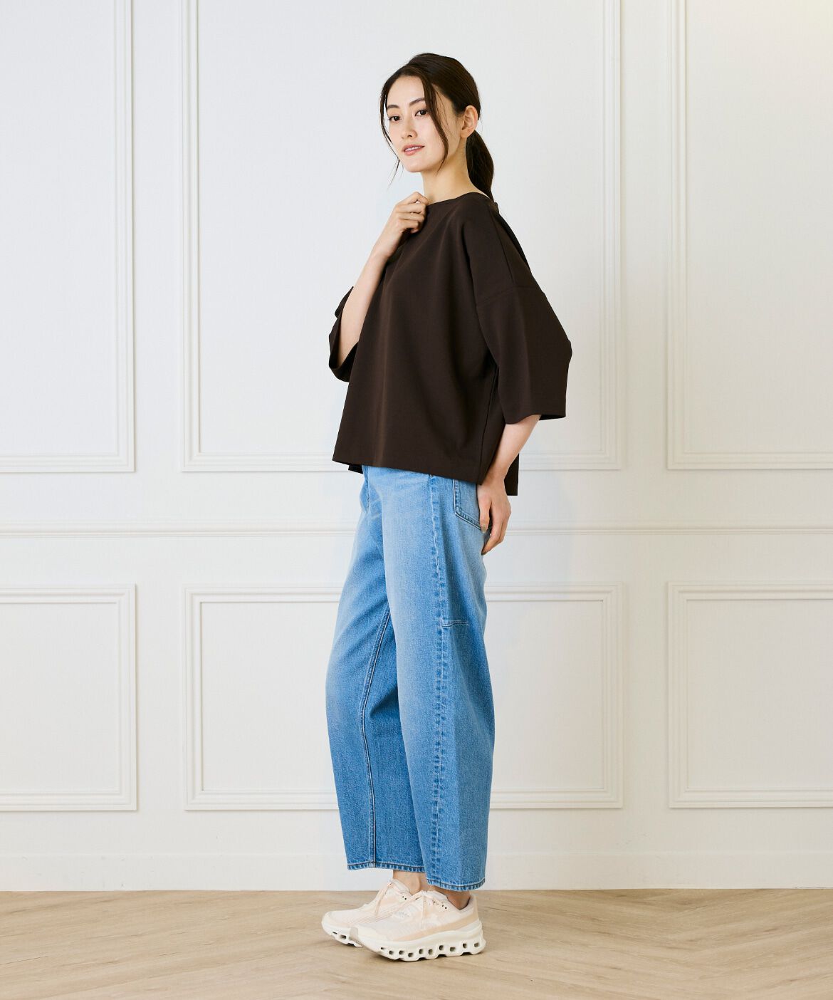 DAY by DAY it&rsquo;s international「ジョーゼットジャージーボトルネックプルオーバー」|Tシャツ・カットソー|