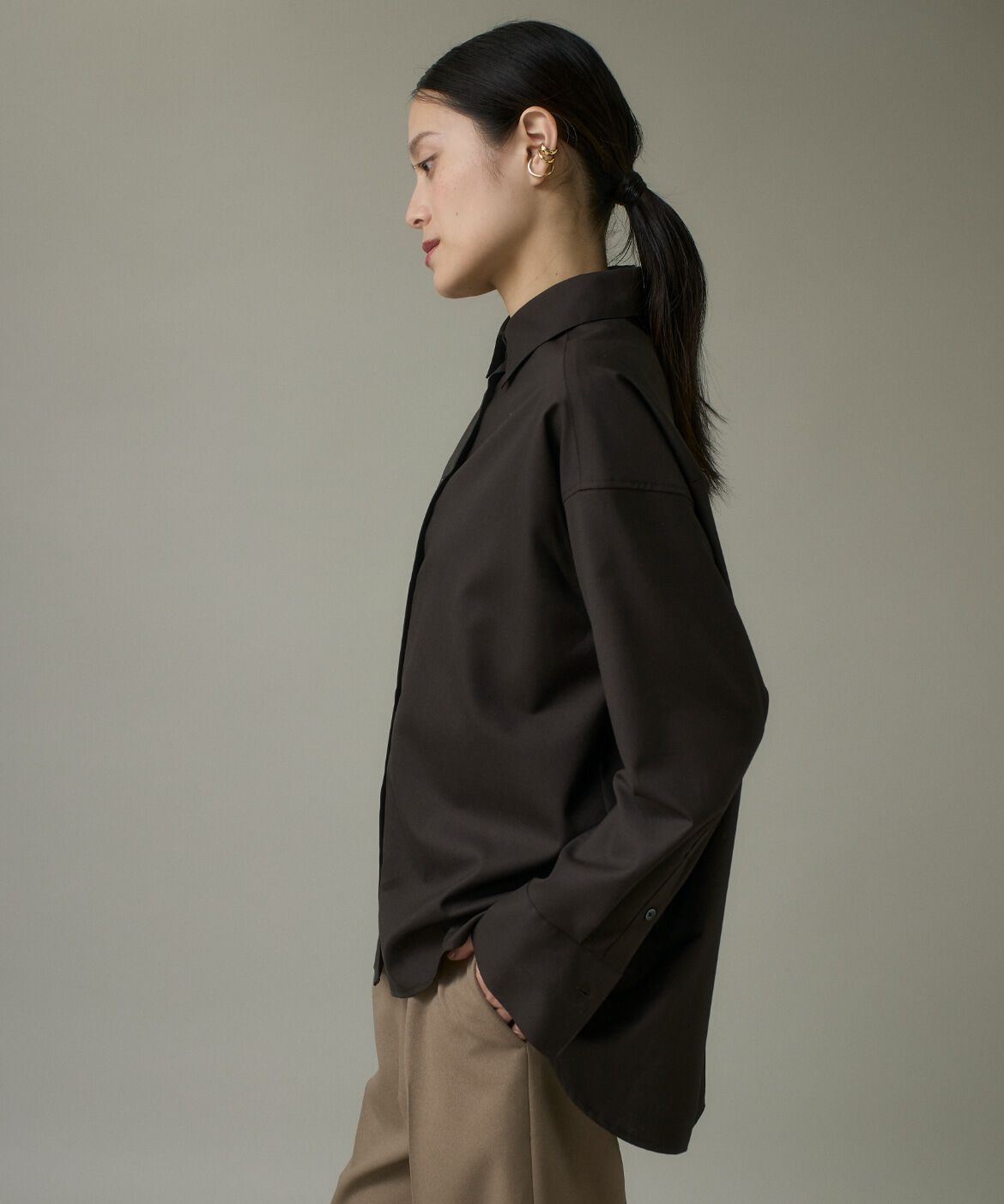 DAY by DAY it&rsquo;s international「ウールドロップシャツ《アリエスウール Super120S'》」|シャツ・ブラウス|