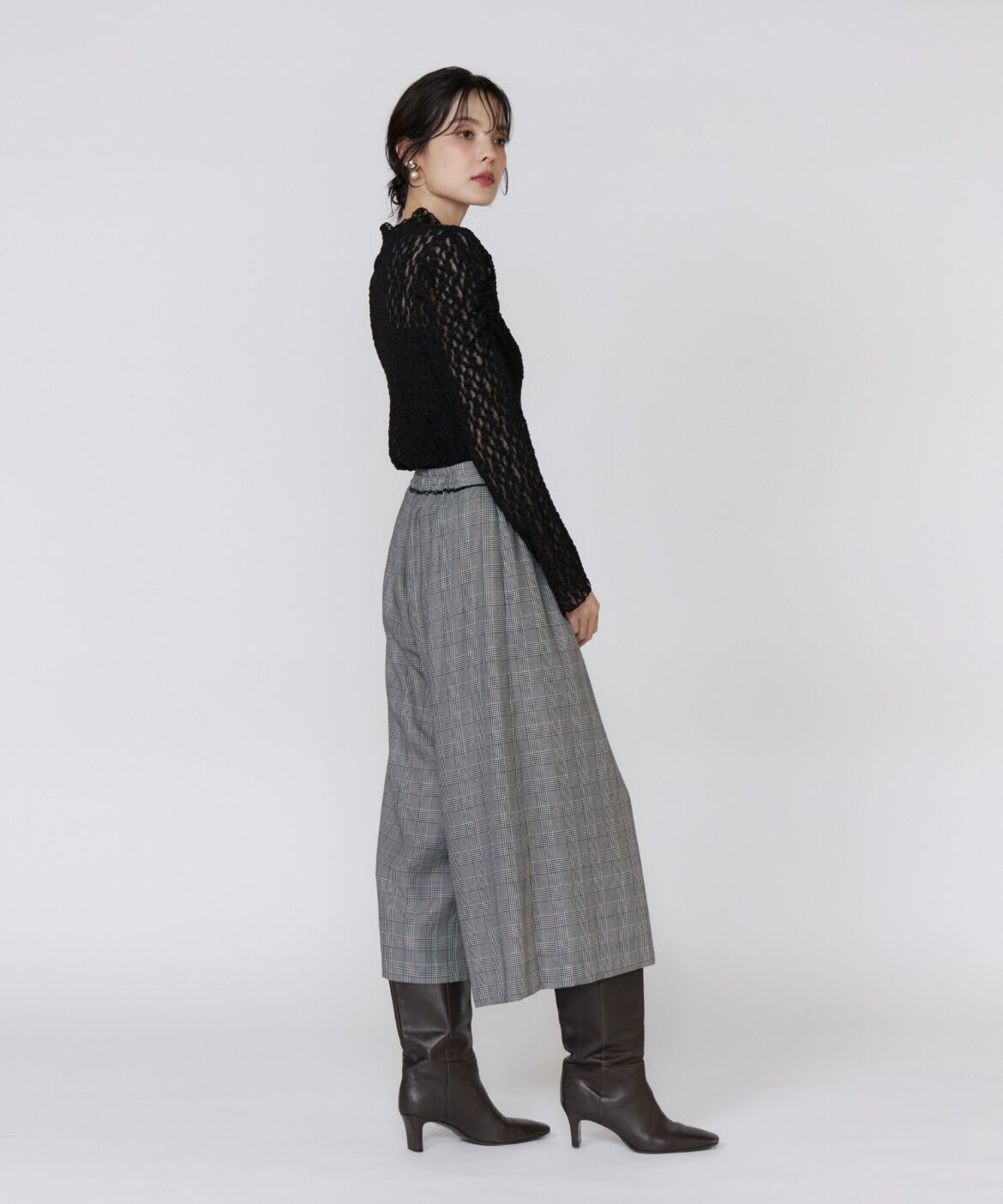 Maglie le cassetto「シュリンクレースカットソー」|Tシャツ・カットソー|