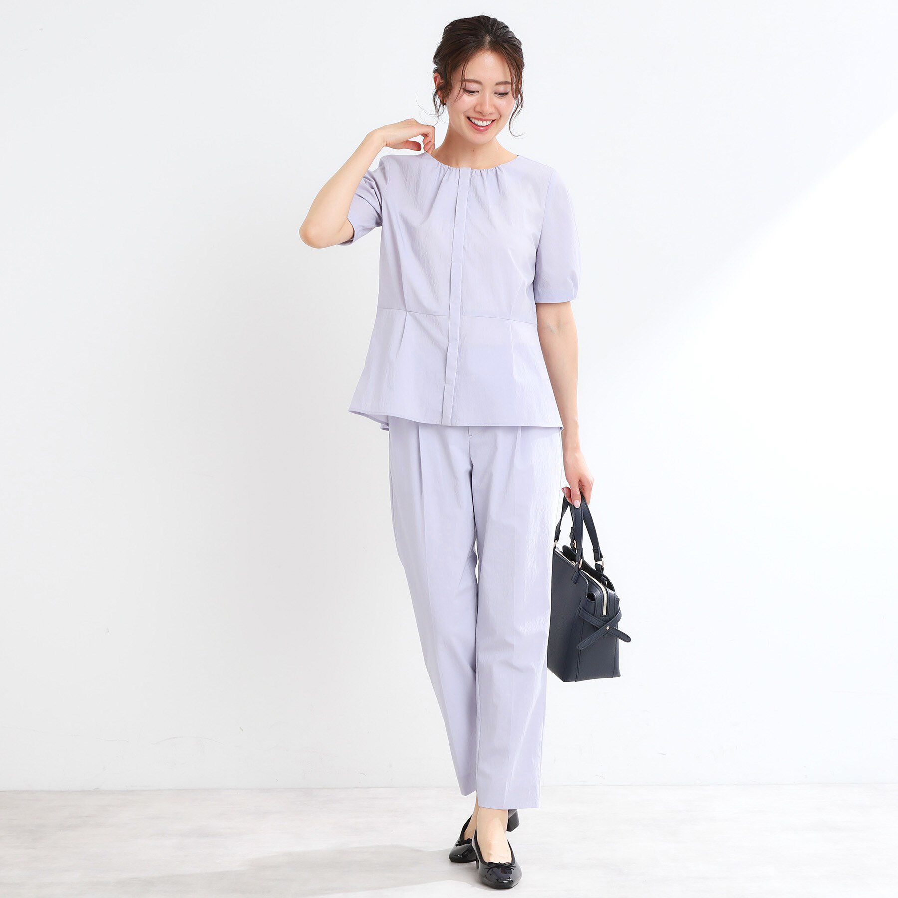 Reflect「【マシンウォッシュ可／撥水／雨の日OK！】レインシリーズテーパードパンツ」|その他|