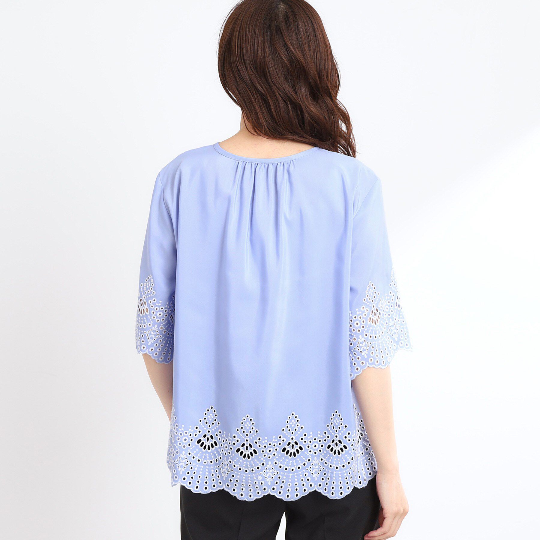 Reflect「【洗える／シワになりにくい】エンブロイダリーブラウス」|シャツ・ブラウス|