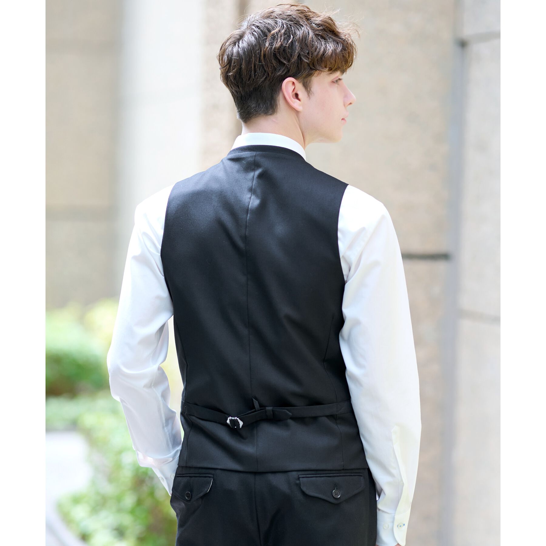 DRESSTERIOR「【セットアップ可】Super100's 3ピース ジレ」|ベスト・ジレ|