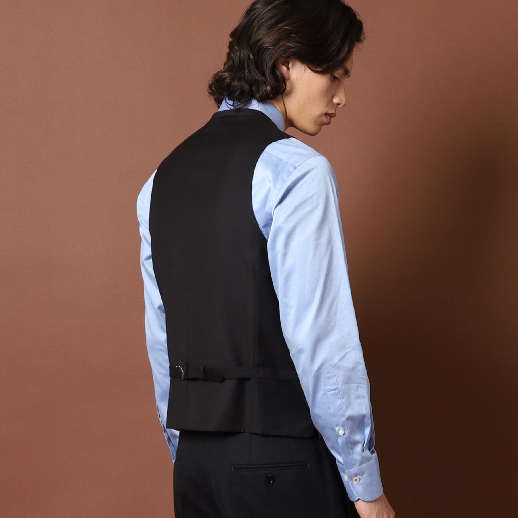 DRESSTERIOR「【セットアップ可】Super100's 3ピース ジレ」|ベスト・ジレ|