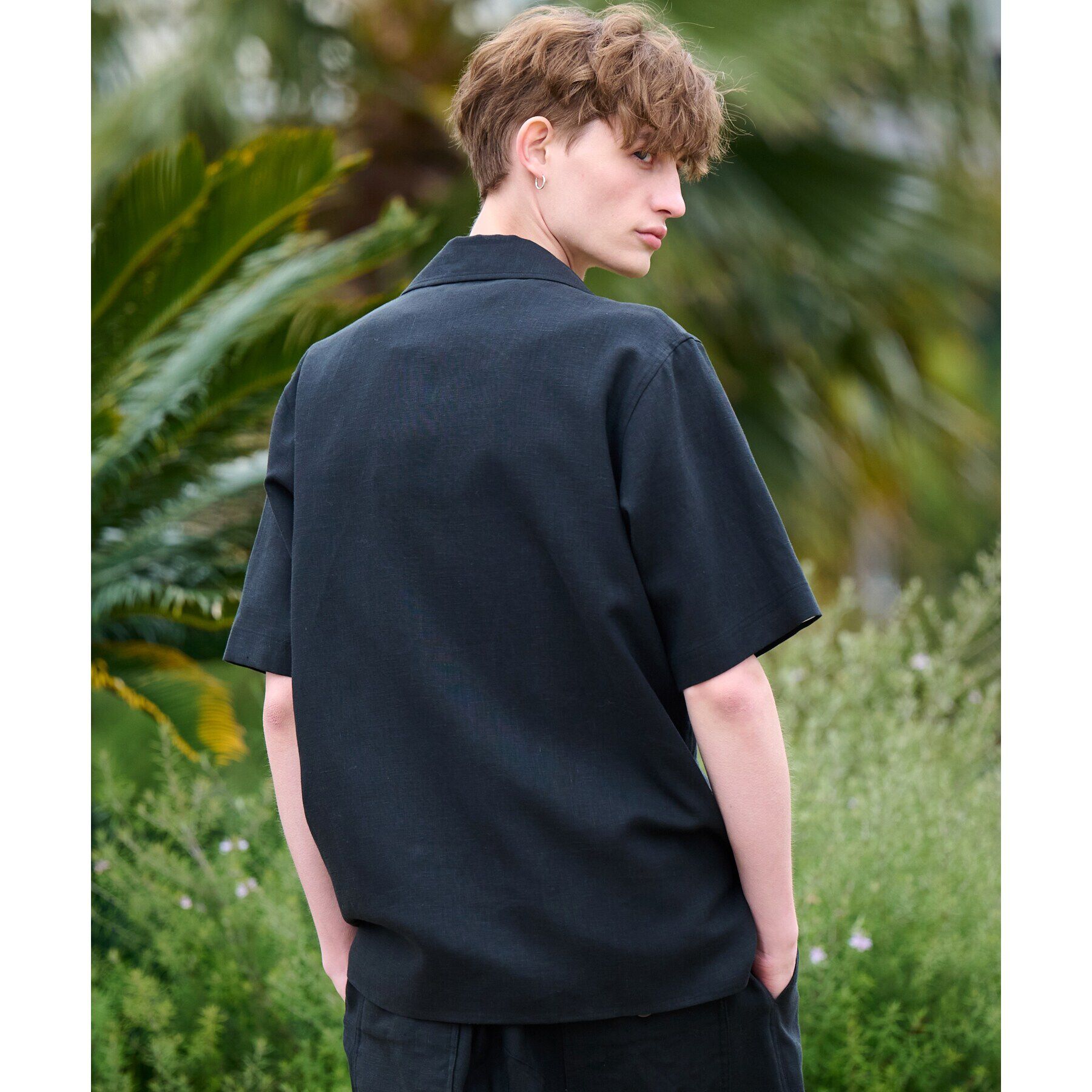 DRESSTERIOR「【Safari5月号掲載】【セットアップ可】オープンカラープエルトリコシャツ」|シャツ・ブラウス|