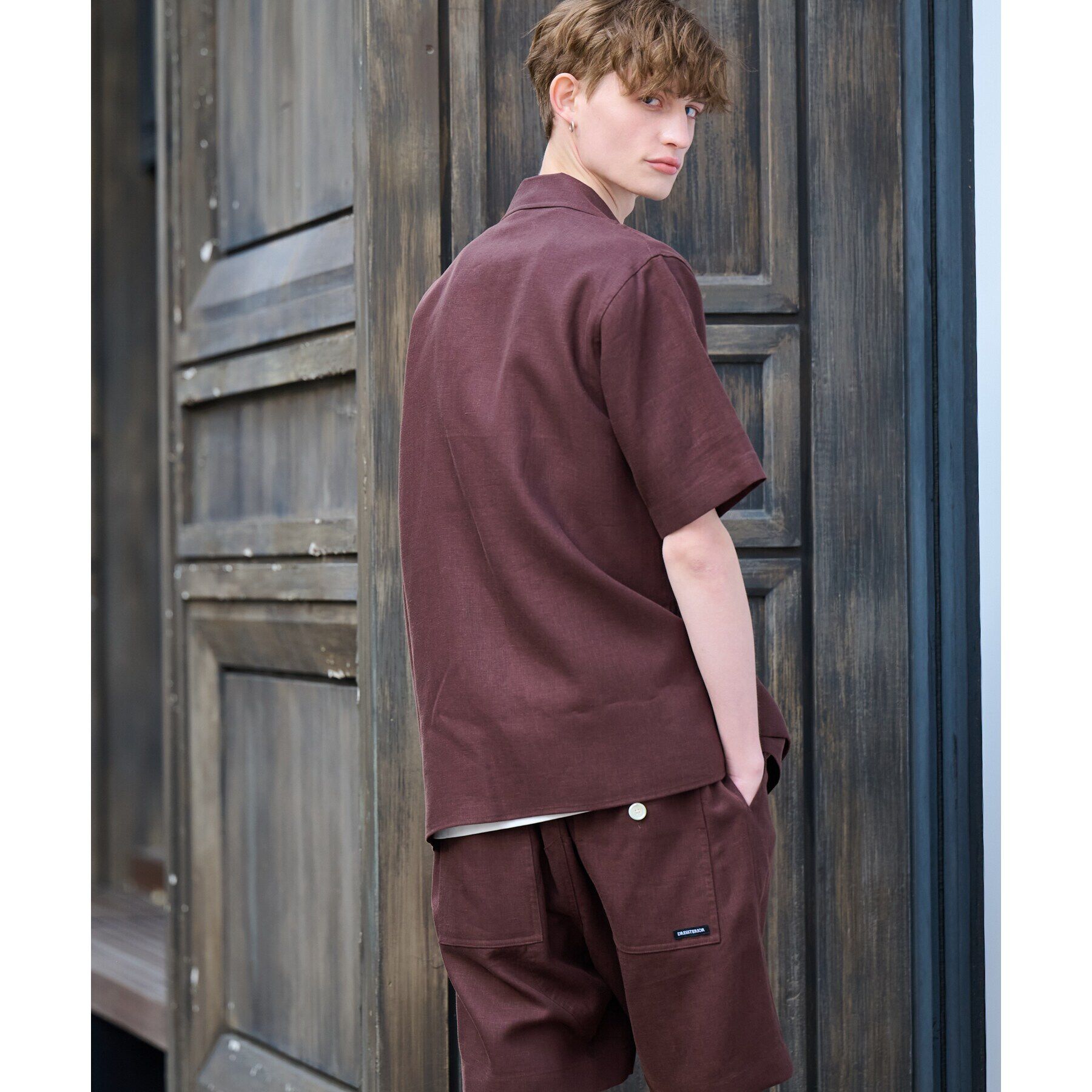 DRESSTERIOR「【Safari5月号掲載】【セットアップ可】オープンカラープエルトリコシャツ」|シャツ・ブラウス|