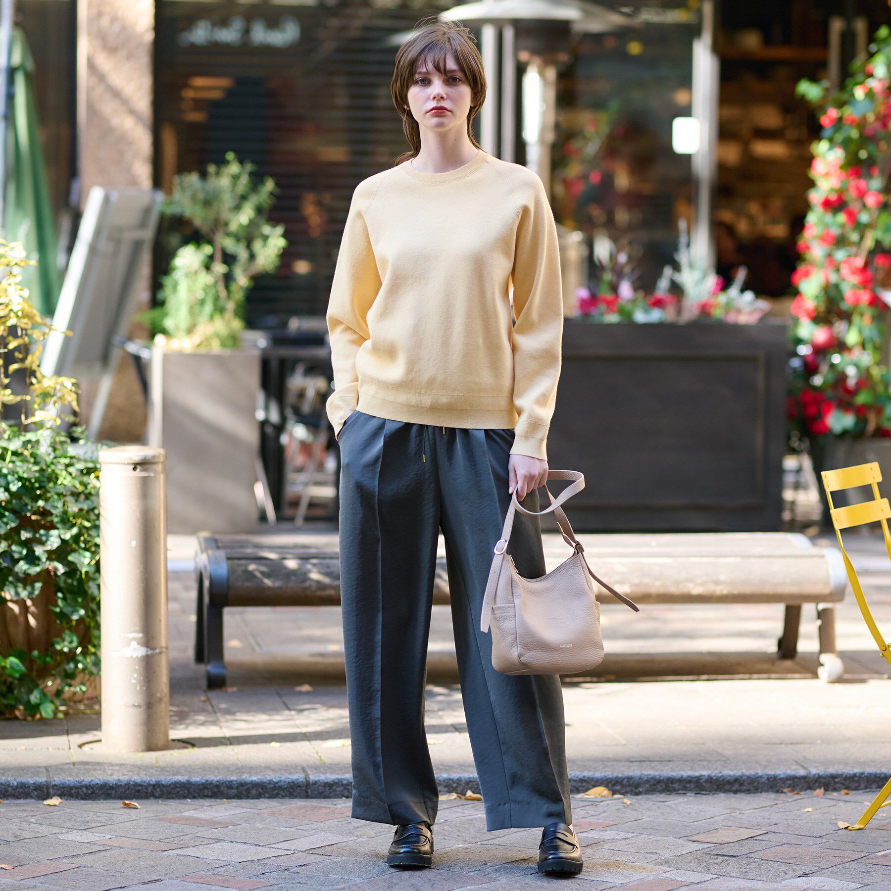 DRESSTERIOR「【洗える】ウォッシャブル コットンカシミヤ混ニット」|ニット・セーター|