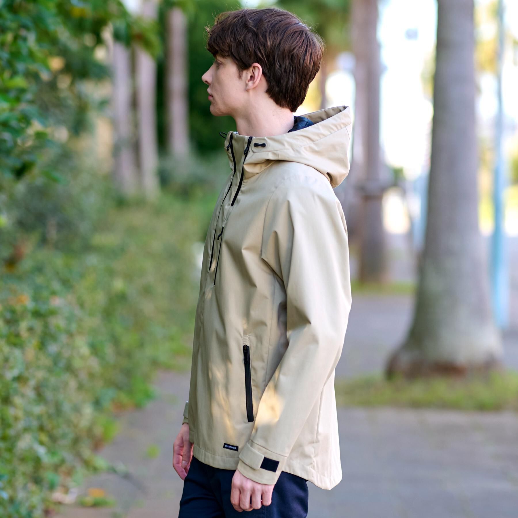 DRESSTERIOR「レインプルーフ シェルパーカ」|ブルゾン・スタジャン|
