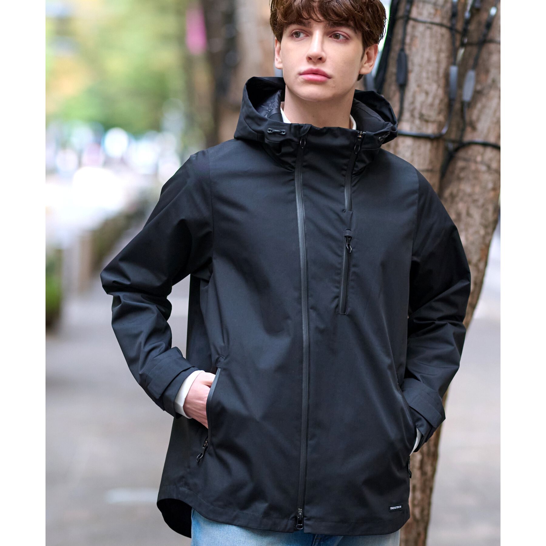 DRESSTERIOR「レインプルーフ シェルパーカ」|ブルゾン・スタジャン|