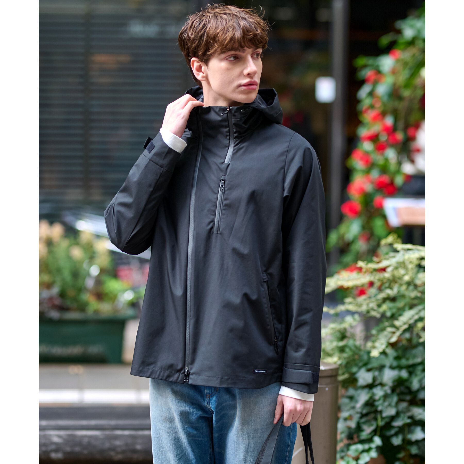DRESSTERIOR「レインプルーフ シェルパーカ」|ブルゾン・スタジャン|