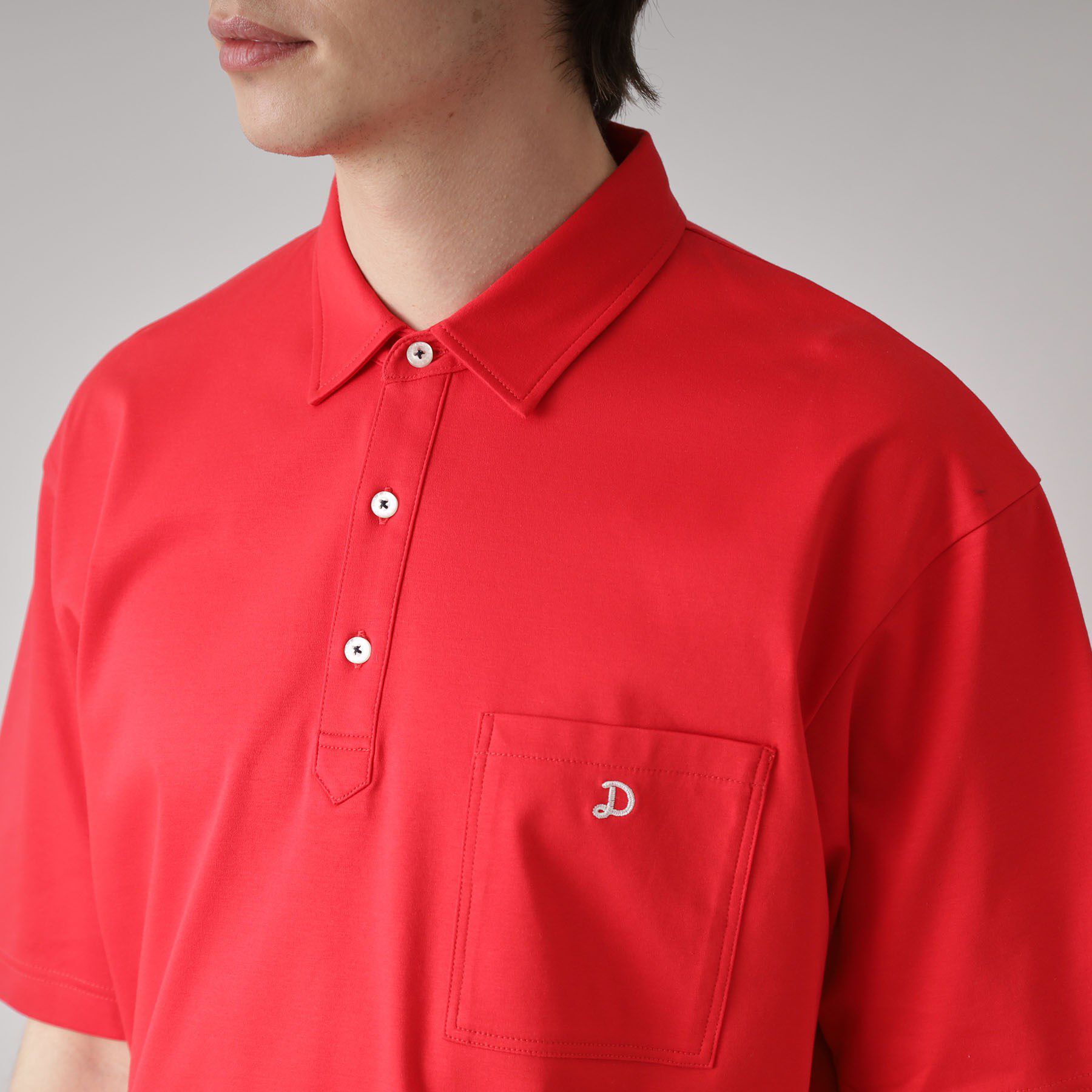 DRESSTERIOR「【接触冷感/抗菌防臭/消臭】ICE CLEAR COTTON オーバーフィットポロシャツ」|ポロシャツ|