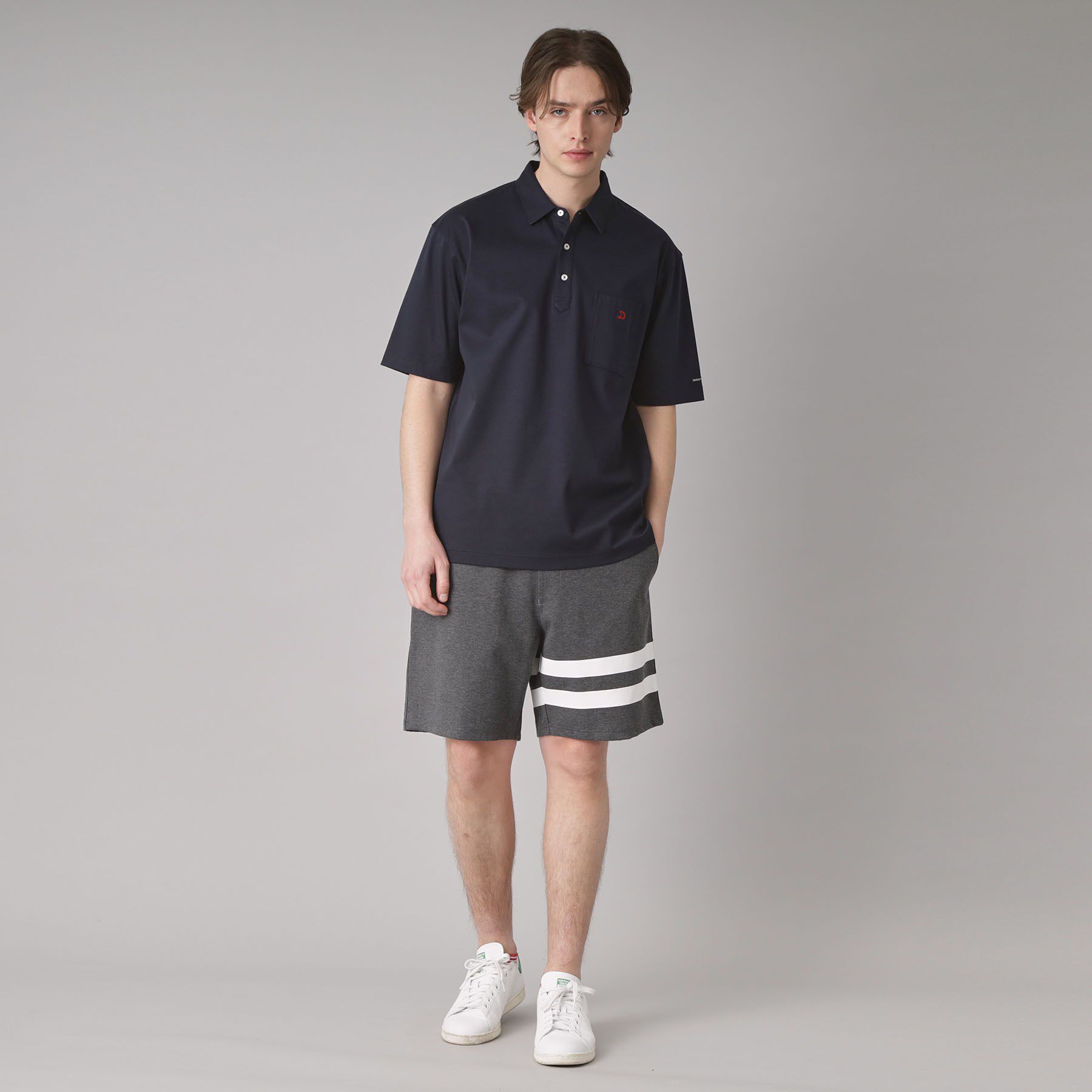 DRESSTERIOR「【接触冷感/抗菌防臭/消臭】ICE CLEAR COTTON オーバーフィットポロシャツ」|ポロシャツ|