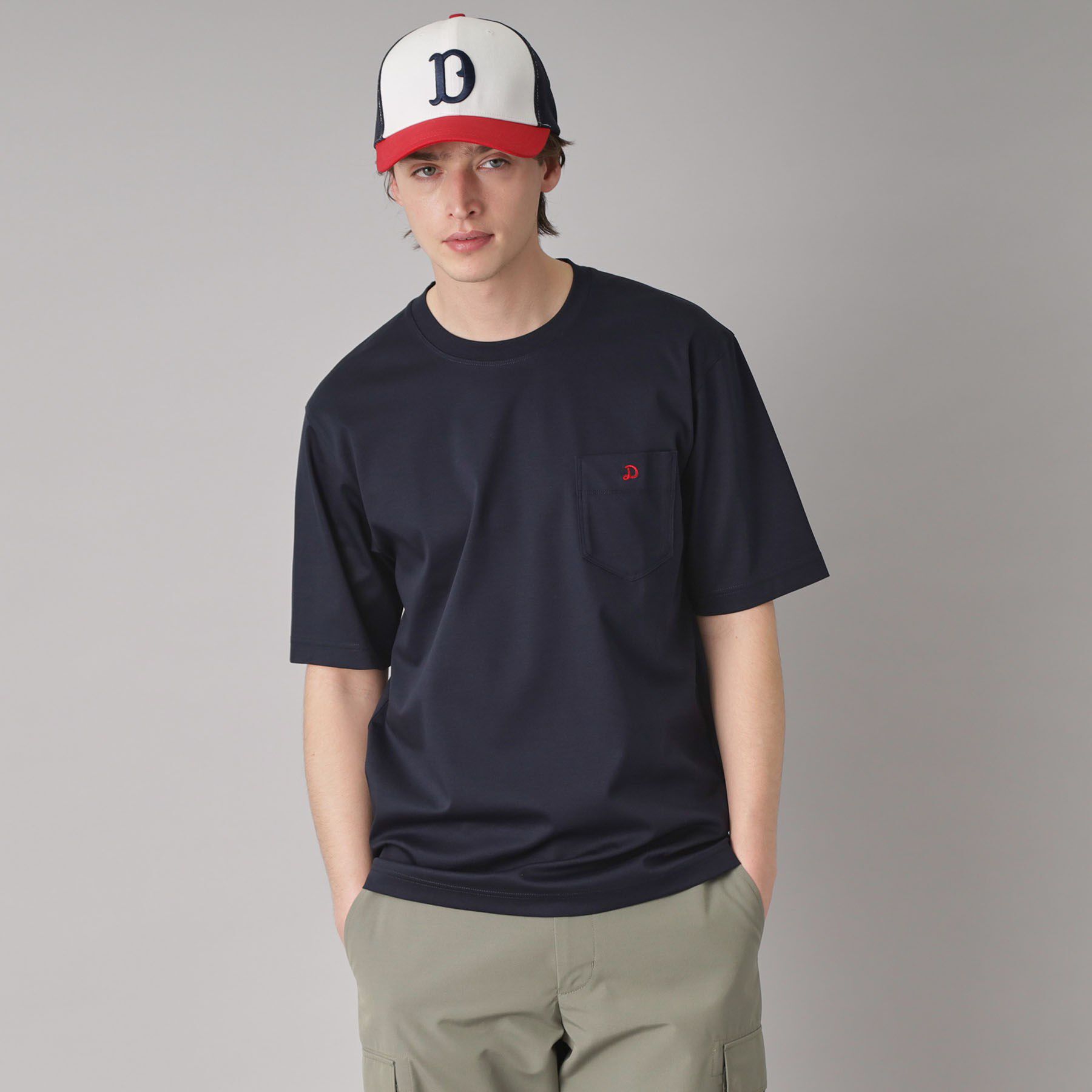 DRESSTERIOR「【接触冷感/抗菌防臭/消臭】ICE CLEAR COTTON ポケットTシャツ」|Tシャツ・カットソー|